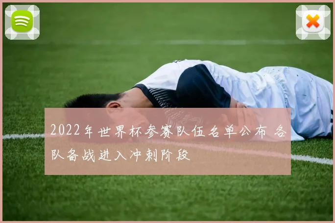 2022年世界杯参赛队伍名单公布 各队备战进入冲刺阶段